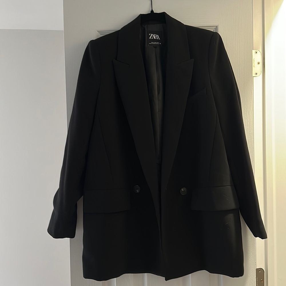Zara Oversized Black Blazer